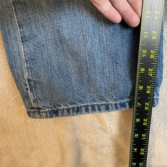 Levis Mens Jeans 38x29 Measured  Straight Leg Medium Wash - Picture 4 of 11